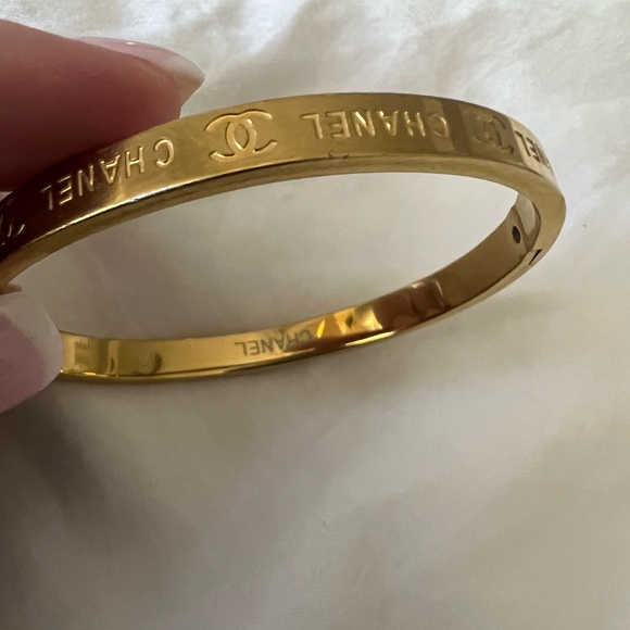 CHANEL Jewelry Chanel Gold Bangle Bracelet Authentic Poshmark